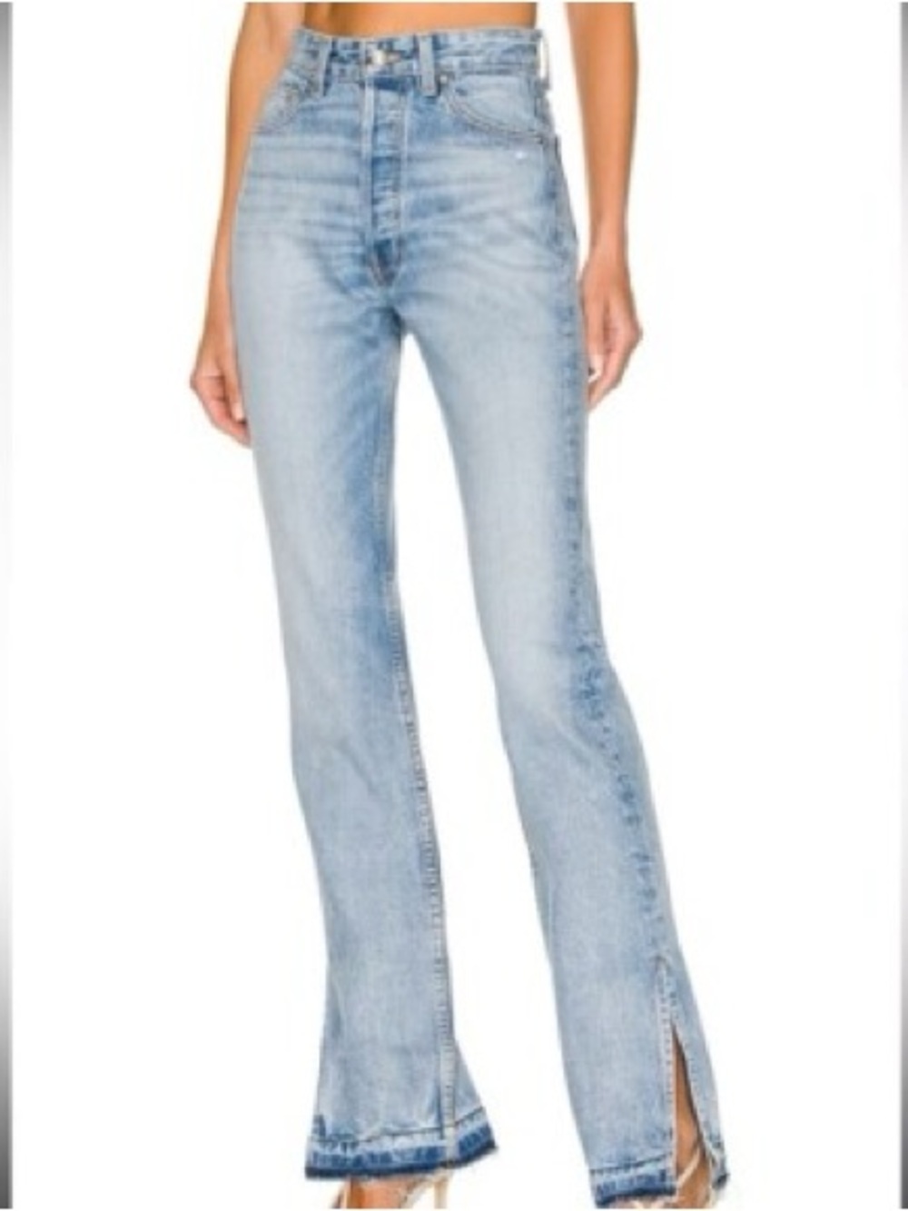 EB Denim unraveled 2 jeans